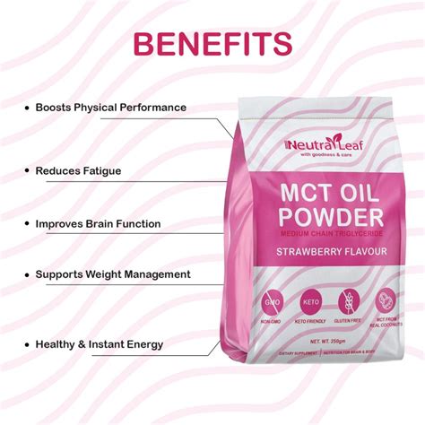 NeutraLeaf MCT Oil Powder | Helps To Get Slim | Instant Energy and Foc ...