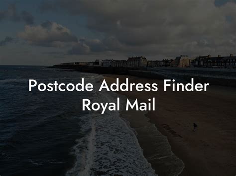 Royal Mail Postcode Finder 的图像结果