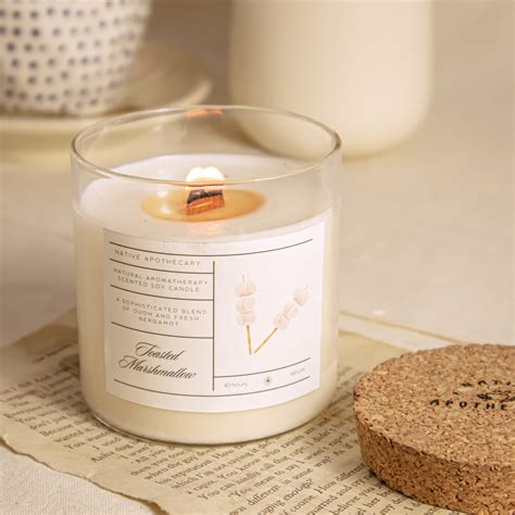 Toasted Marshmallow Scented Candle – Native Apothecary