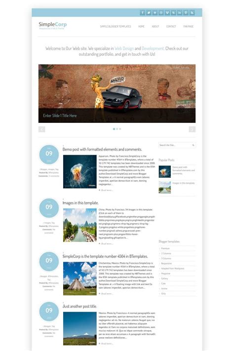 Image result for Simple Blogger Tem