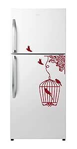 Decor Villa Cages Fridge Sticker & Wall Sticker (PVC Vinyl,Size- 45 cm ...