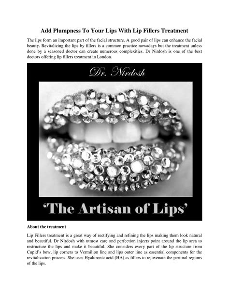 PPT - Add plumpness to your lips with lip fillers treatment PowerPoint Presentation - ID:7670154