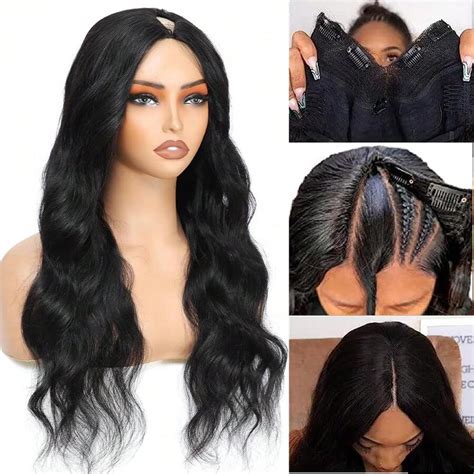 BMNH Body Wave V Part Wig 100% Human Hair Wigs For Women Upgrade Vpart ...