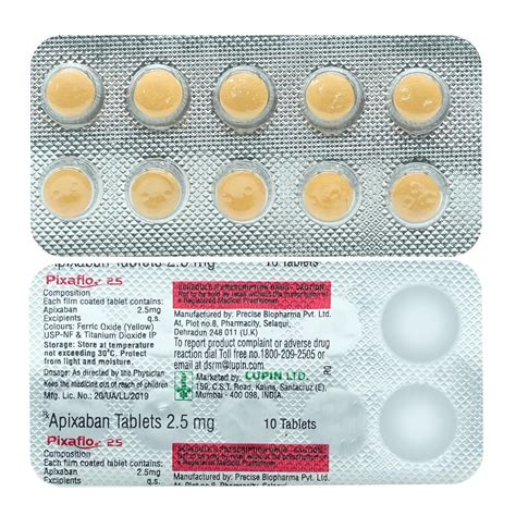 Pixaflo 2.5 - Strip of 10 Tablets : Amazon.in: Health & Personal Care
