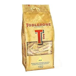 Toblerone Tiny Swiss Milk Chocolate - Honey & Almond Nougat, 272g ...