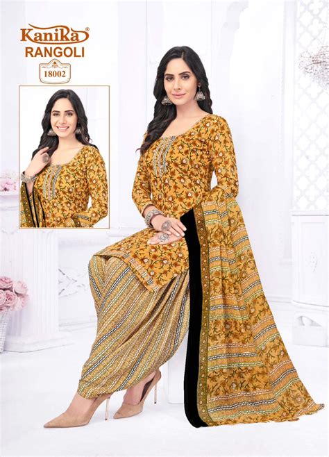Kanika Rangoli Vol 18 Cotton Casual Readymade Dress Collection