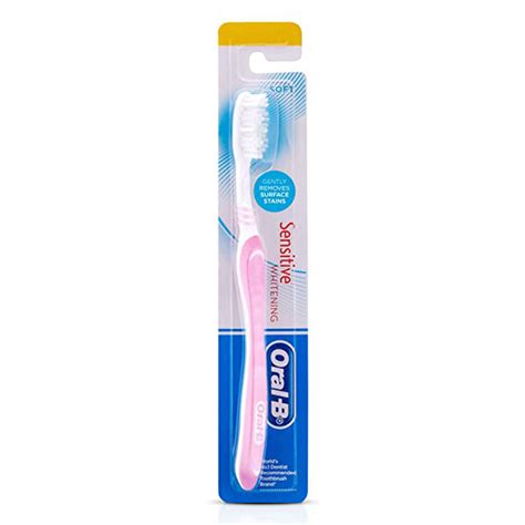 Buy Oral-B Sensitive Whitening Soft Toothbrush, 1 Count | 19 Minutes ...