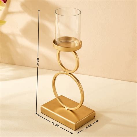 Buy Leon Orbit Metal Pedestal Votive Holder from Home Centre at just ...