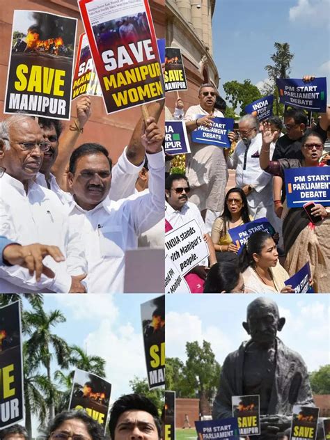 Monsoon session: Opposition's overnight protest in Parliament continues ...
