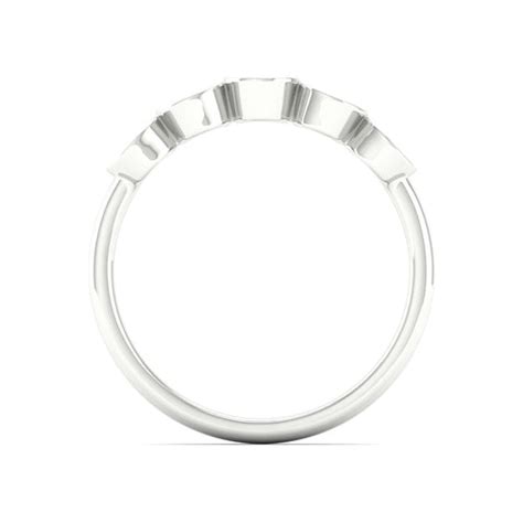 1/5 Ctw Disc Fashion Stackable Ring