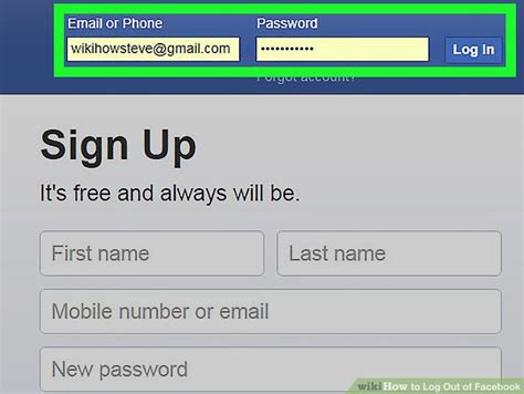 Image result for How to Log Out of Facebook On Computer