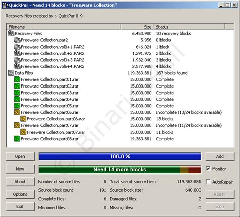 QuickPar tutorial - Repair files with PAR2 | Binaries4all Usenet Tutorials