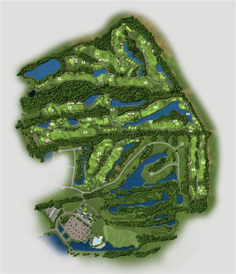 Golf Course Layout Maps 的图像结果