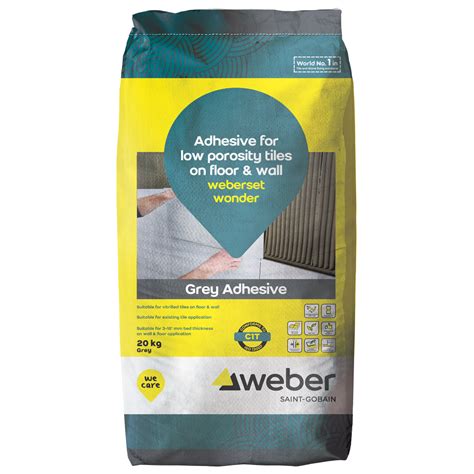 Wall Floor Stone Ceramic Tile Adhesive - weberset wonder