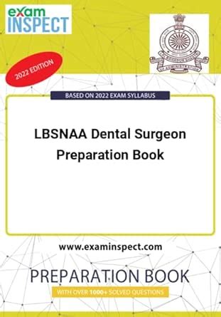Buy LBSNAA Dental Surgeon Preparation Book [Paperback] examinspect Book ...
