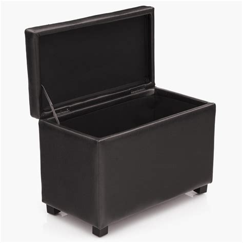 Buy Leather Andaman Ottoman Brown from Home Centre at just INR 2950.0