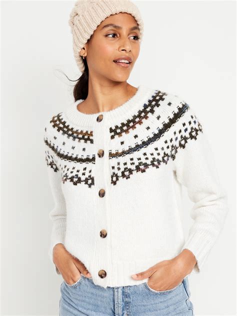 Fair Isle Cardigan Sweater | Old Navy
