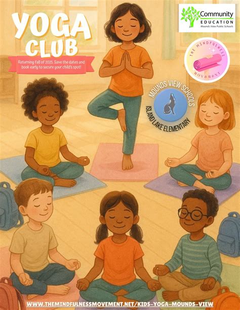 Kids Yoga Club – Mindful Movement at Island Lake Elementary (Grades 1–5 ...