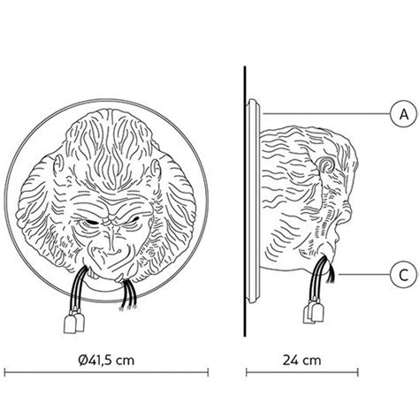 Gorilla Wall Light | Ivanka Lumiere – Ivanka lumiere