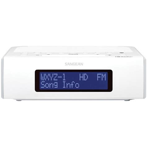 Sangean Digital Rectangle Tabletop Modern Clock with Alarm at Lowes.com