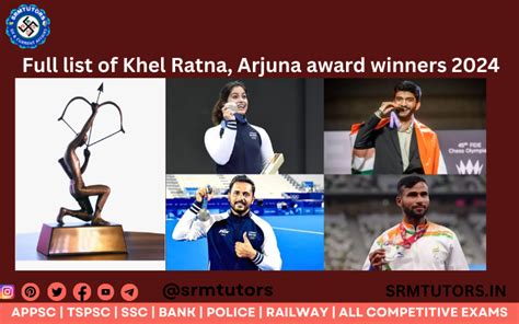 Full list of Khel Ratna, Arjuna award winners 2024 - SRMTUTORS