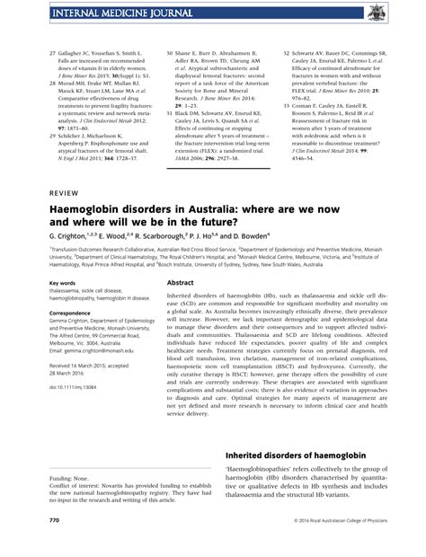 Image result for Haemoglobin Disorders