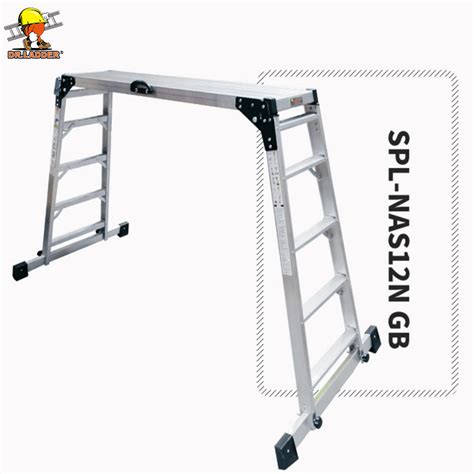 Image result for Adjustable Work Platform Ladder