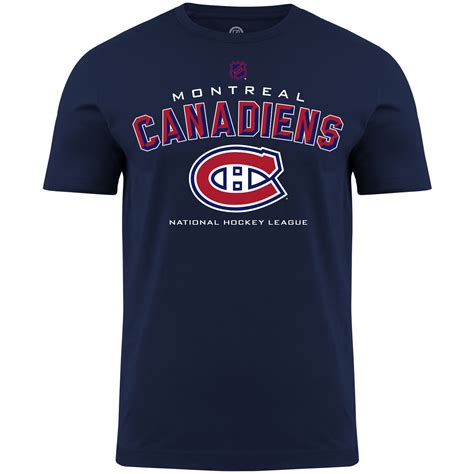 T-shirt Logo Bevel des Canadiens de Montréal - Bleu Marine | SportBuff ...