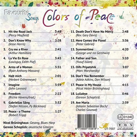 Colors Of Peace | Favourite Songs | Gereon Schoplick