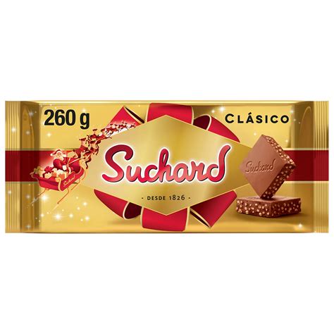 Buy Suchard Turrón De Chocolate con Leche Clásico Navideño - 260 Gramos ...