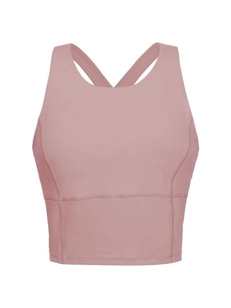 Women's Plain Criss Cross Cut Out Backless Sports Vest, Comf - TikTok Shop