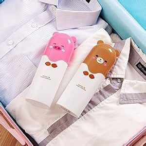 HOUSEHOLD CULTURE Plastic Portable Travel Toothbrush Toothpaste Holder ...