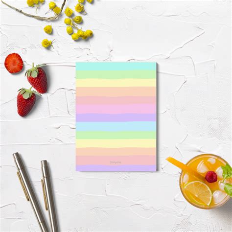 Little Buddy - Rainbow Stripes - A6 Notepads | Tear-off notepads – www ...