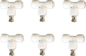 Mokteck 6pcs Fogger Nozzles | 6pcs T-Connector | Misting Sprayer ...