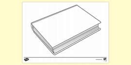 Picture Book Colouring Page | Colouring Sheets - Twinkl