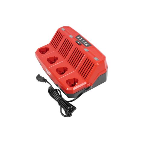 Milwaukee M12 4-Bay Sequential Battery Charger (48-59-1204) | JB Tools