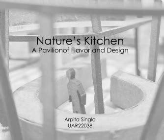 Nature's Kitchen: A Pavilion of Design and Flavor | CEPT - Portfolio