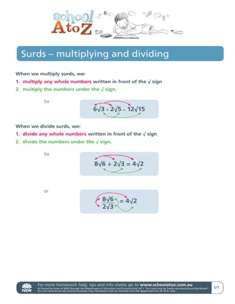 Image result for Multiplying and Adding Surds