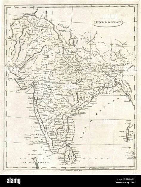 India subcontinent map hi-res stock photography and images - Alamy