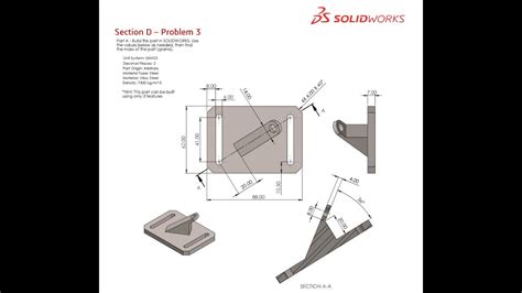 Image result for SolidWorks CSWA Sample Part 2