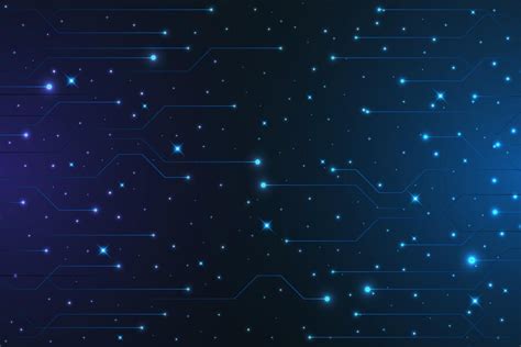 회로 블루 그라데이션 디지털 배경 | 프리미엄 벡터