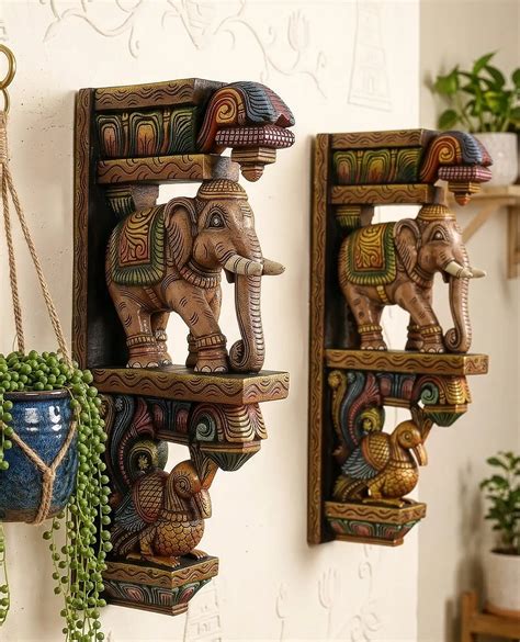 Heritage-Inspired Wooden Sculptures, Wall Decor Panels, Brackets ...