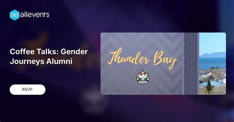 Coffee Talks: Gender Journeys Alumni, 380 Ray Blvd., Thunder Bay, ON ...
