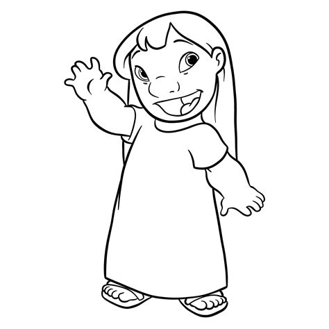 Learn How to Draw Lilo from Lilo & Stitch Step-by-Step