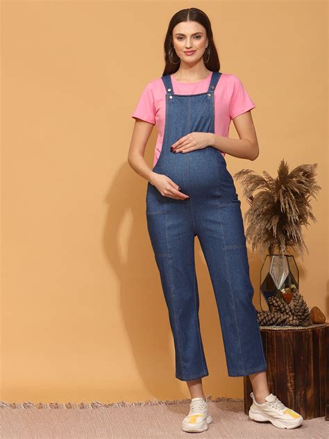 Buy Maternity Denim Overalls