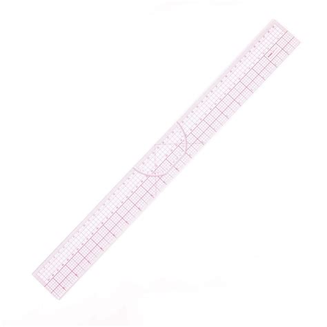 DIHAN 19" 50cm Metric-Inch 8ths Multi-Function Garment Ruler for ...