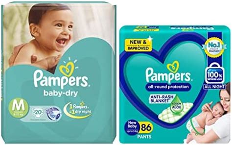 Buy Pampers All round Protection Pants, New Born, Extra Small size baby ...