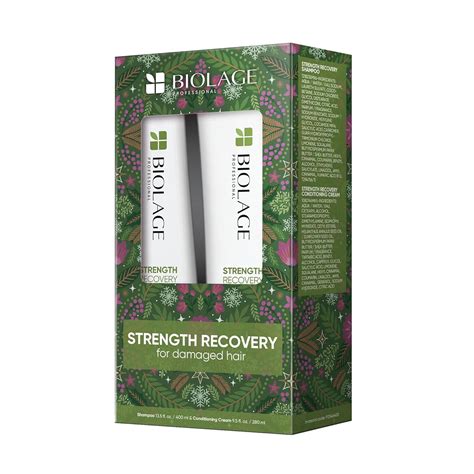 Amazon.com : Biolage Strength Recovery Shampoo & Conditioner Set ...