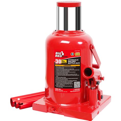 BIG RED 30 Ton (60,000 LBs) Capacity Low Profile Hydraulic Welded Ultra ...