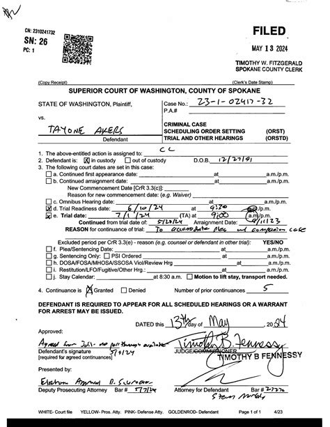 Spokane County Court Viewer